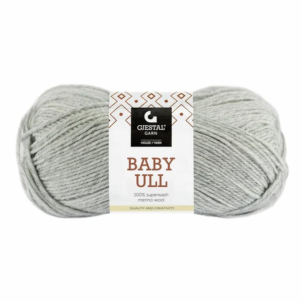 Gjestal Baby Ull 0004 Grigio chiaro screziato