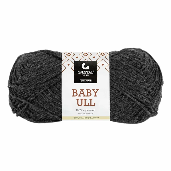 Gjestal Baby Ull 8556 Grigio antracite