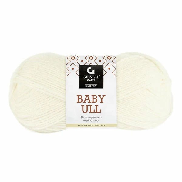 Gjestal Baby Ull 0020 Bianco non sbiancato