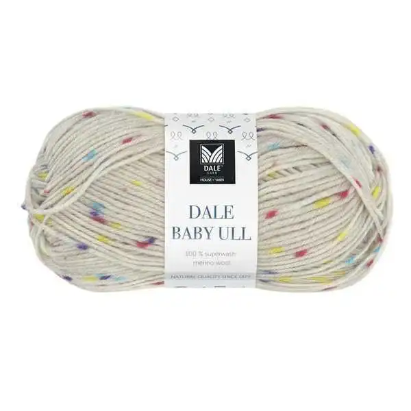 Gjestal Baby Ull 8551 Grigio/lollipop multi