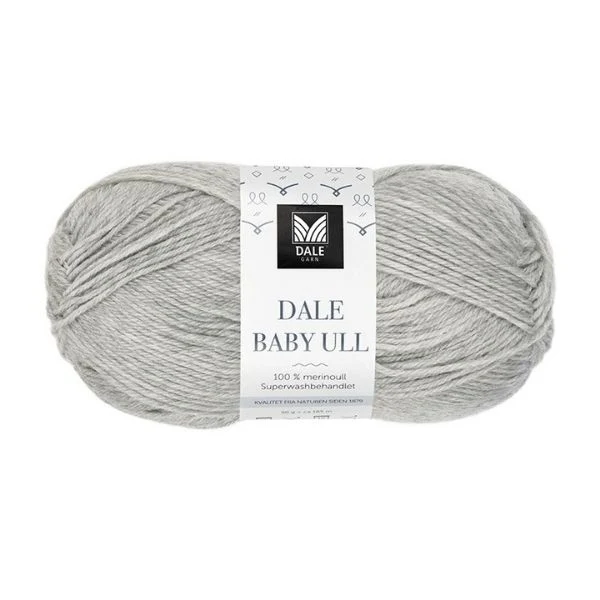 Gjestal Baby Ull 0004 Grigio chiaro screziato