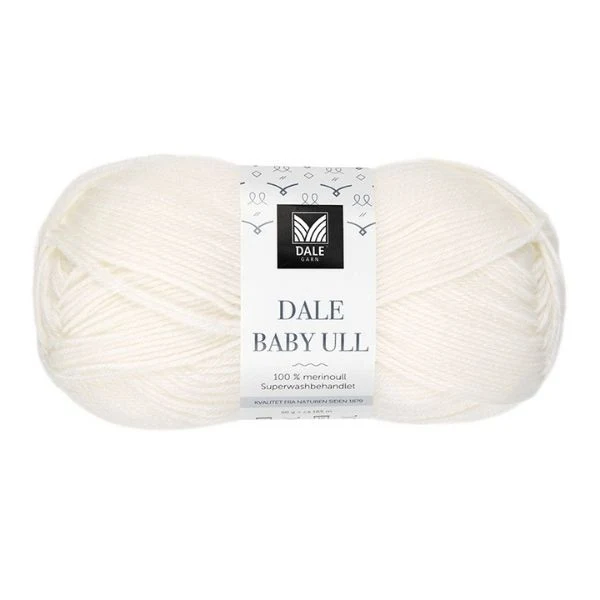 Gjestal Baby Ull 0010 Bianco