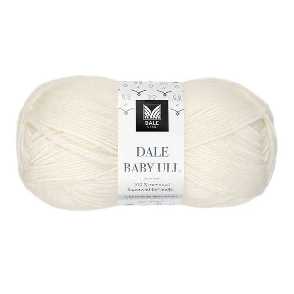 Gjestal Baby Ull 0020 Bianco non sbiancato