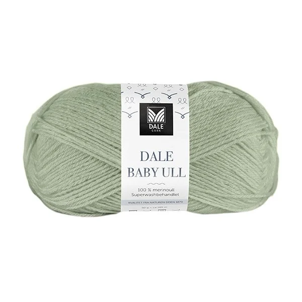 Gjestal Baby Ull 8520 Dus verde giada