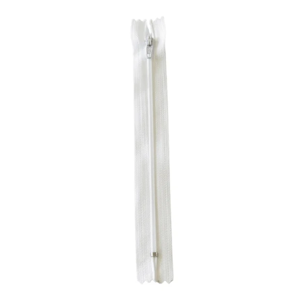 Cose Chiusura Lampo a Spirale, 4 mm (14-50 cm) 501 Bianco
