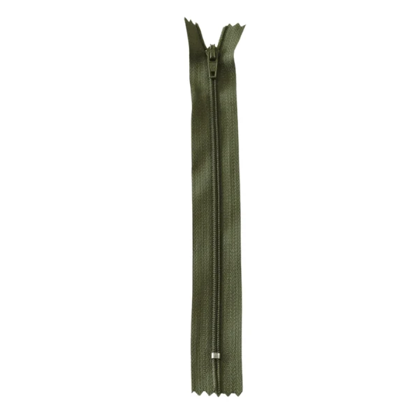 Cose Chiusura Lampo a Spirale, 4 mm (14-50 cm) 663 Verde militare