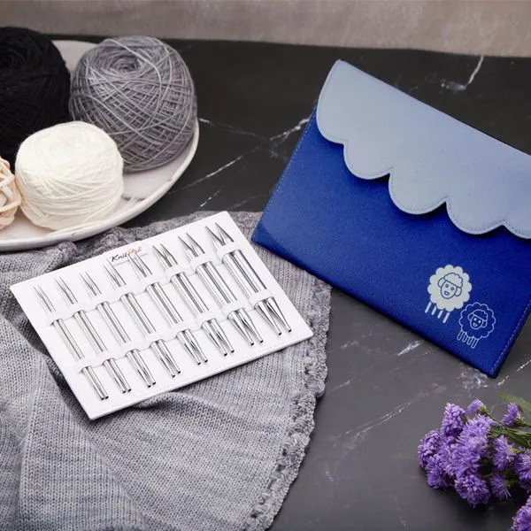 KnitPro Nova Metal Set di Ferri Circolari Componibili Deluxe
