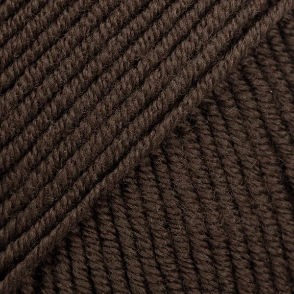 DROPS Merino Extra Fine 09 Marrone scuro (Uni Colour)