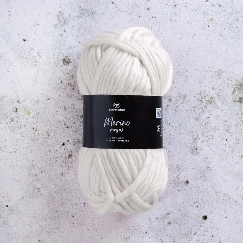 Svarta Fåret Merino Mega 12 Bianco naturale