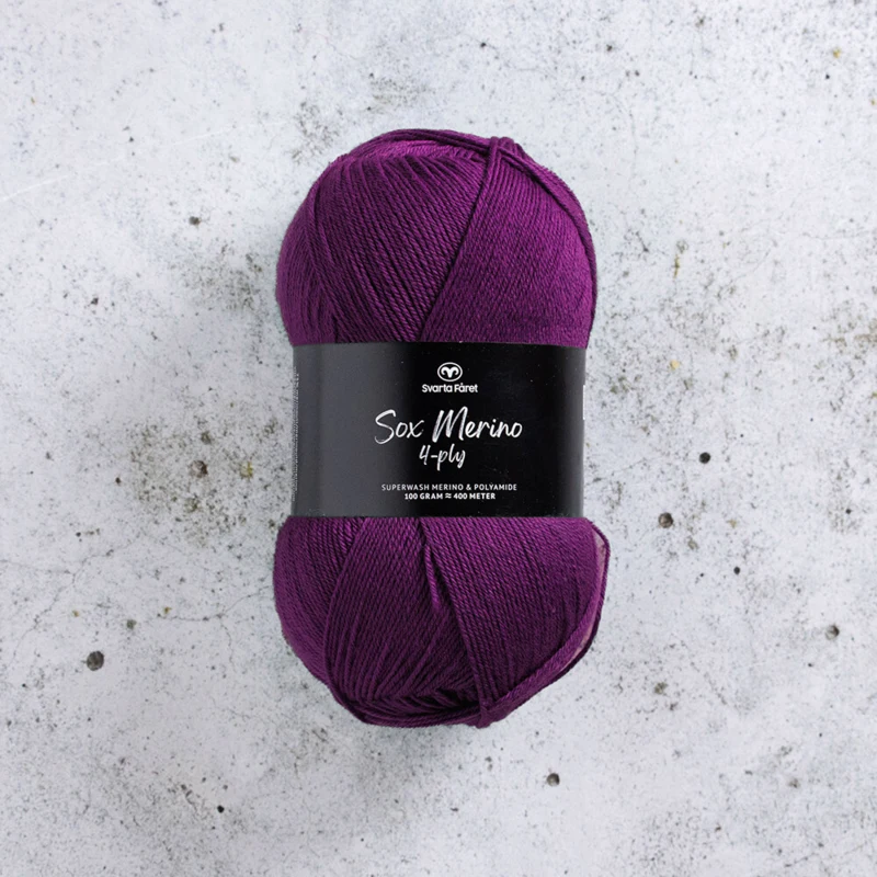 Svarta Fåret Sox Merino 4 ply 02 Notturno