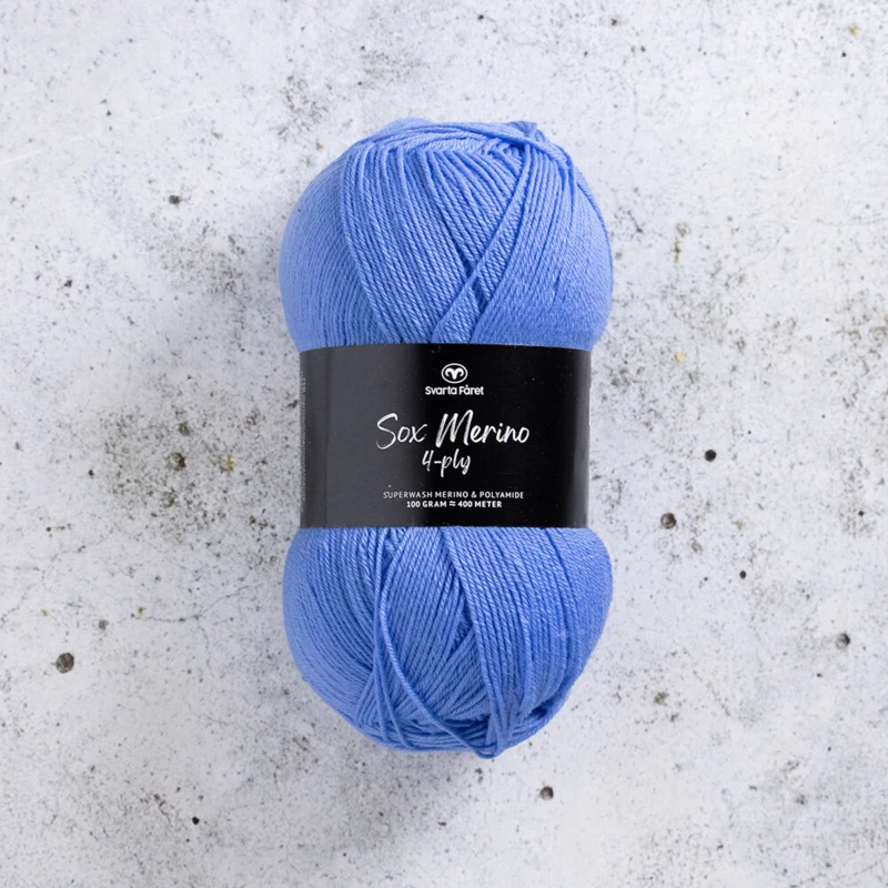 Svarta Fåret Sox Merino 4 ply 03 Blu studio