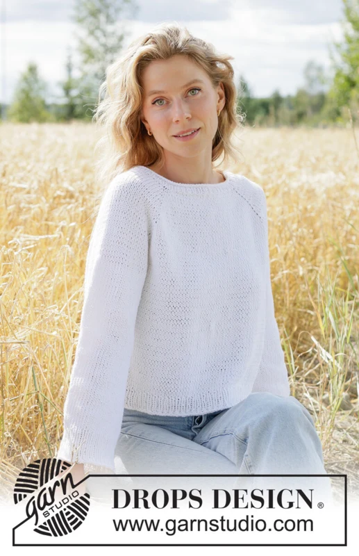 267-25 Summer Living Sweater by DROPS Design