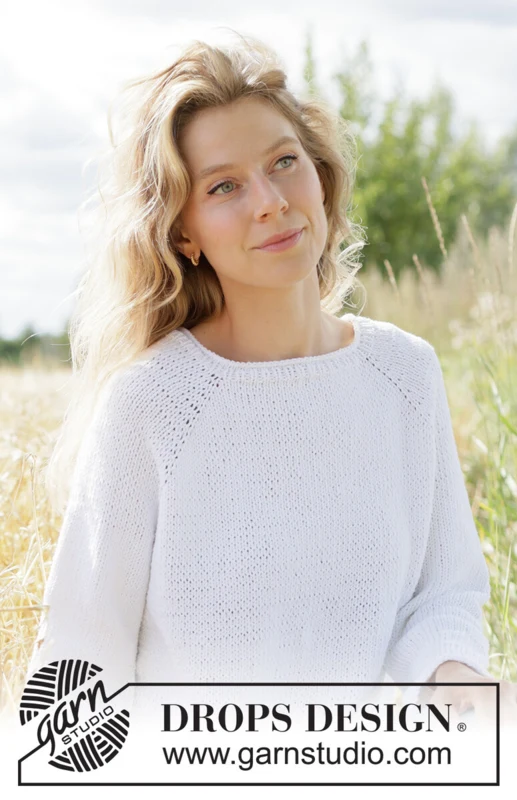 267-25 Summer Living Sweater by DROPS Design