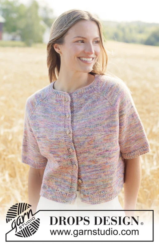 267-22 Fairytale Summer Cardigan by DROPS Design