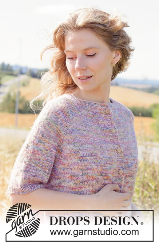267-22 Fairytale Summer Cardigan by DROPS Design