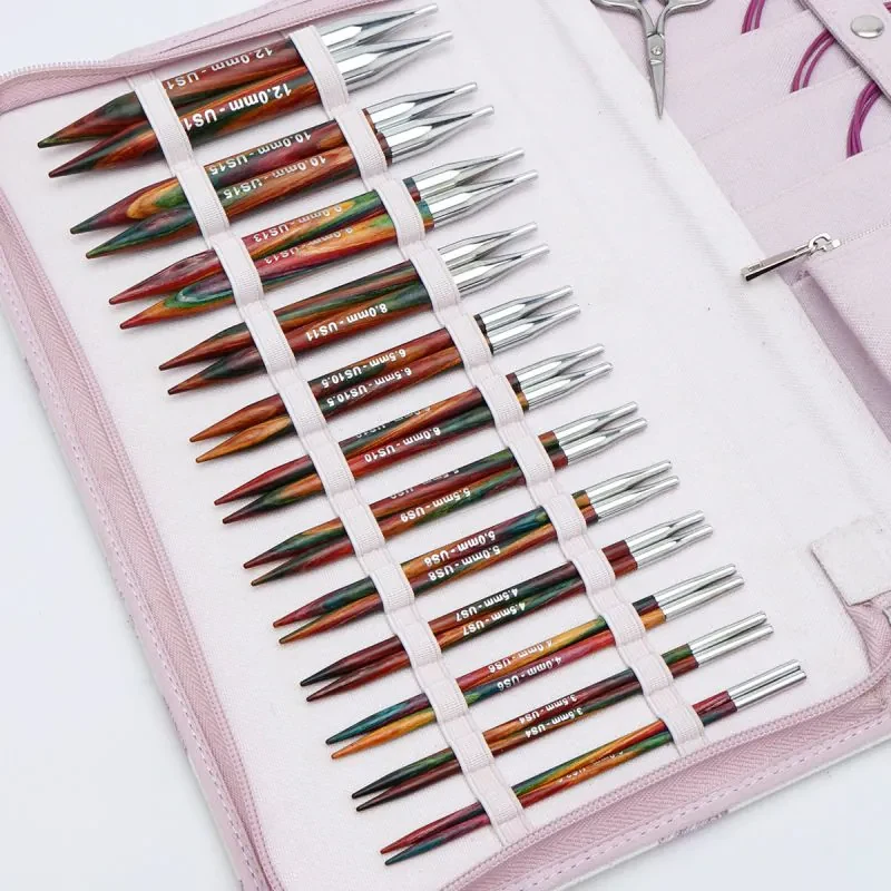 KnitPro Symfonie 2 Set di Ferri Circolari Componibili, Grande, 13 cm