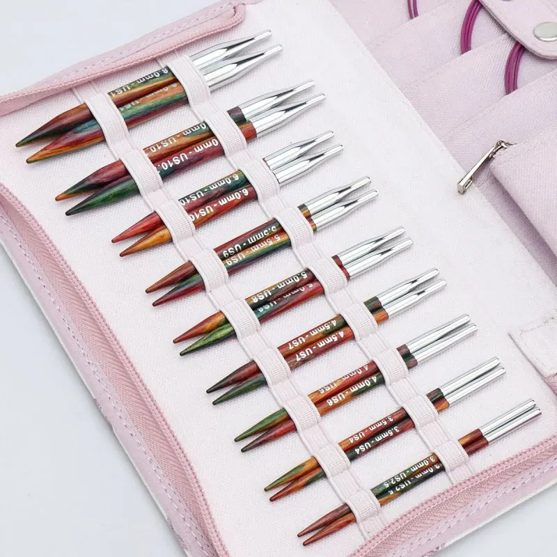 KnitPro Symfonie 2 Set di Ferri Circolari Componibili, Special Deluxe, 10 cm