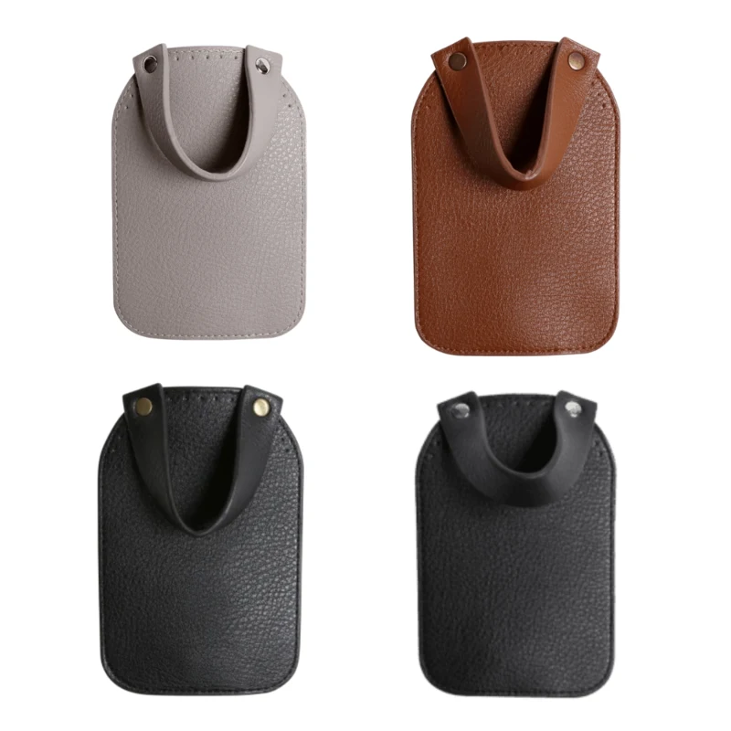 Go Handmade Patta per Borsa: Fronte 10 x 15 cm: Beige/Argento, Marrone/Bronzo, Nero/Bronzo e Nero/Argento