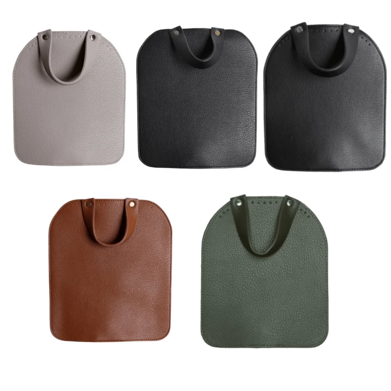 Go Handmade Patta per Borsa: Fronte 16 x 19 cm: Beige/Argento, Nero/Bronzo, Nero/Argento, Marrone/Bronzo e Verde/Argento