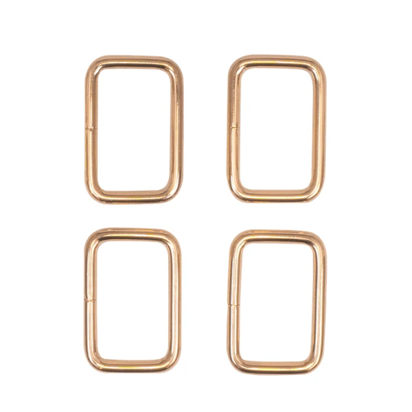 Go Handmade Anello Quadrato Oro