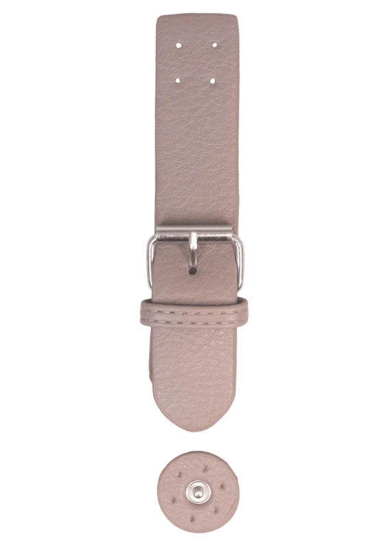Go Handmade Chiusura con bottone a pressione: Beige/argento