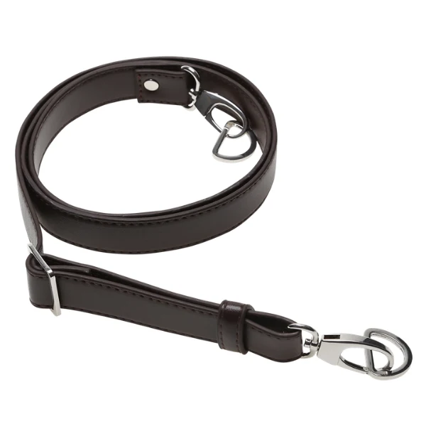 Go Handmade Tracolla per Borsa 130 cm, 25 mm, Nero, Argento