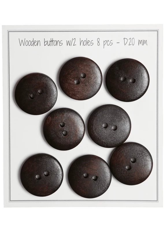 Go Handmade Bottoni in legno - UFO: 20 mm