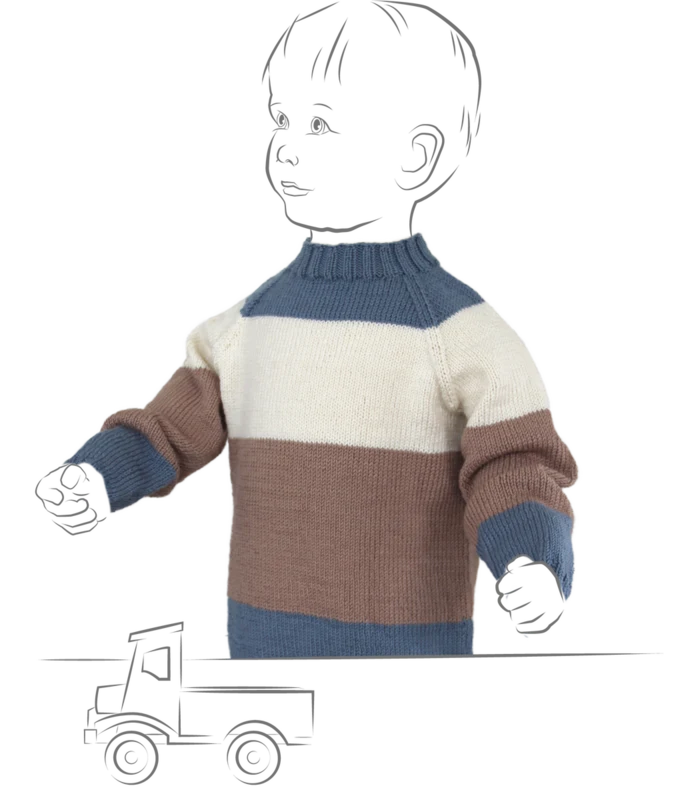 Go Handmade Maglia per bebè e bambini