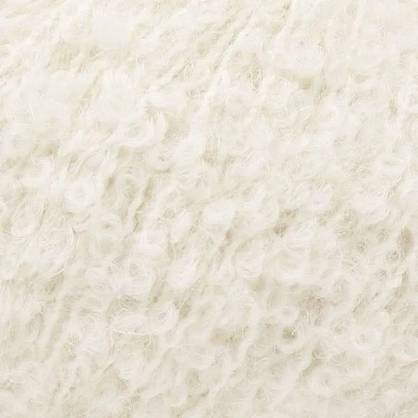 Alpaca Bouclé 0100 Natura (Uni Colore)