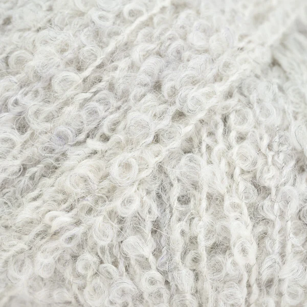 DROPS Alpaca Bouclé 8907 Grigio cristallo (Mix)