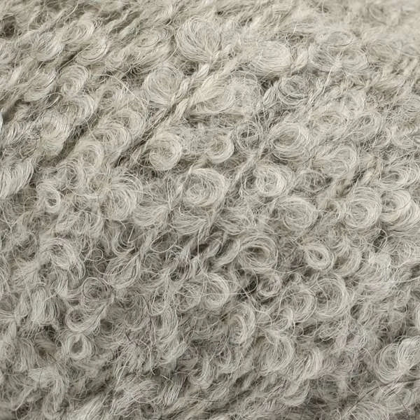 Alpaca Bouclé 5110 Grigio chiaro (misto)