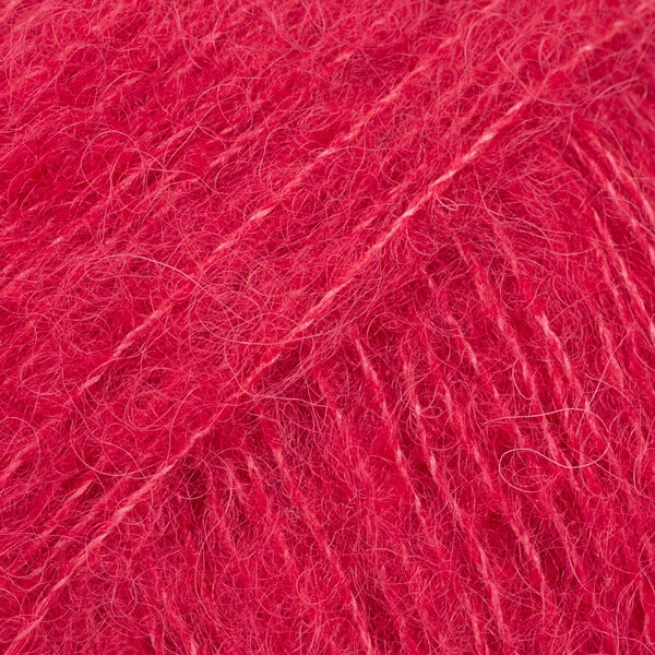 DROPS Brushed Alpaca Silk 07 Rosso (Uni Colour)
