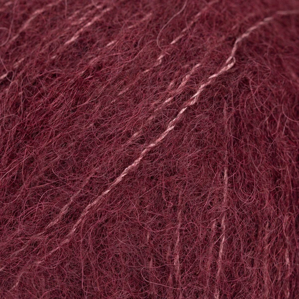 DROPS Brushed Alpaca Silk 44 Vino di prugne (Uni Colour)