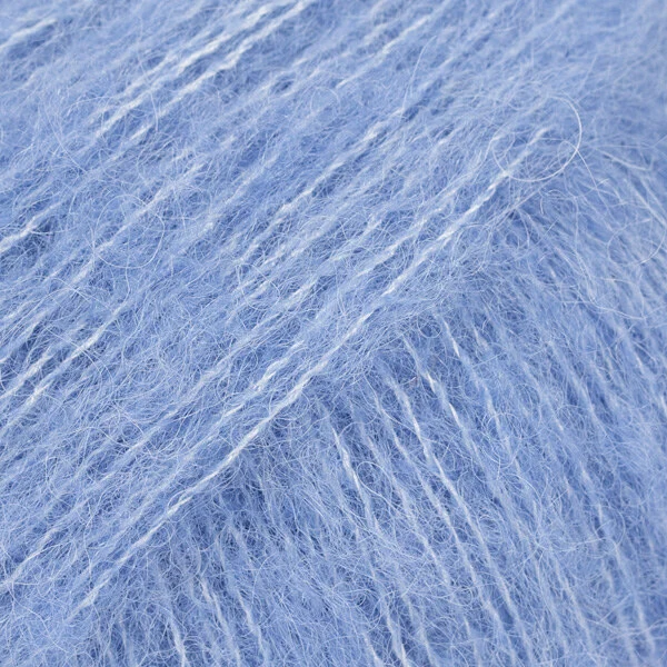 DROPS Brushed Alpaca Silk 28 Blu pacifico (Uni Colour)