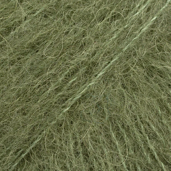 DROPS Brushed Alpaca Silk 32 Verde muschio (Uni Colour)