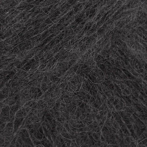 DROPS Brushed Alpaca Silk 16 Nero (Uni Colour)