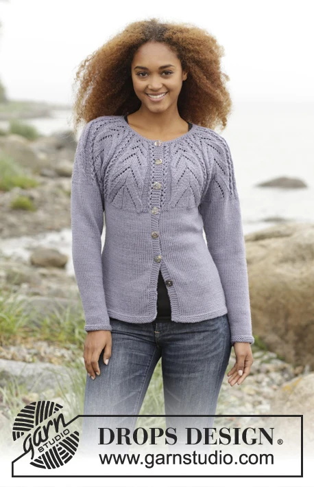 171-11 Cardigan Magic Web di DROPS Design