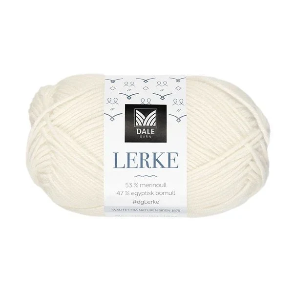 Dale LERKE 0020 Bianco non sbiancato