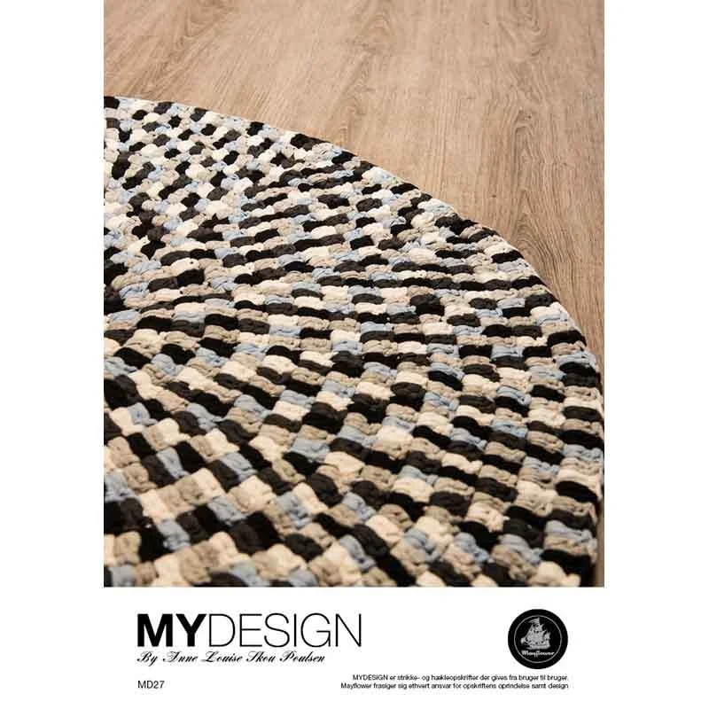Tappeto moderno multicolore in Mayflower Ribbon