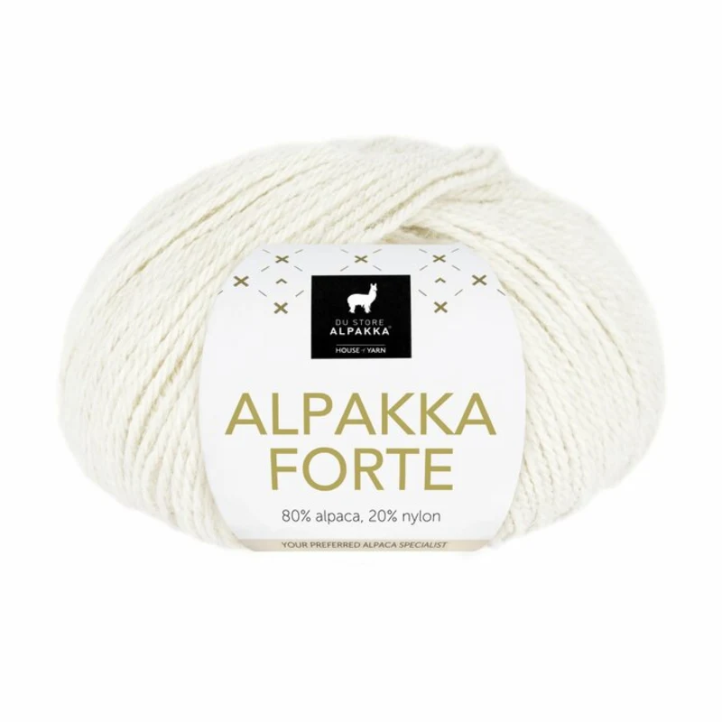 Du Store Alpakka Forte 717 Bianco