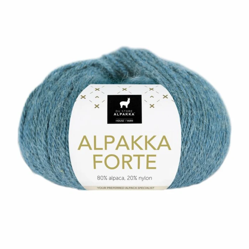 Du Store Alpakka Forte 714 Denim chiaro screziato