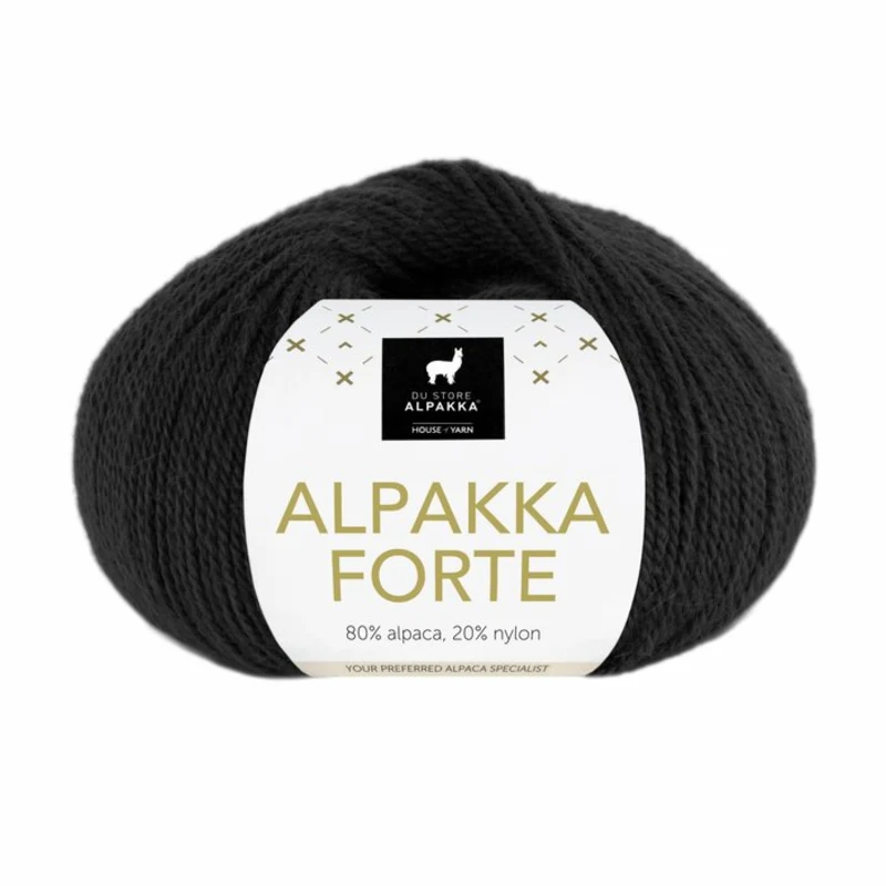 Du Store Alpakka Forte 733 Nero