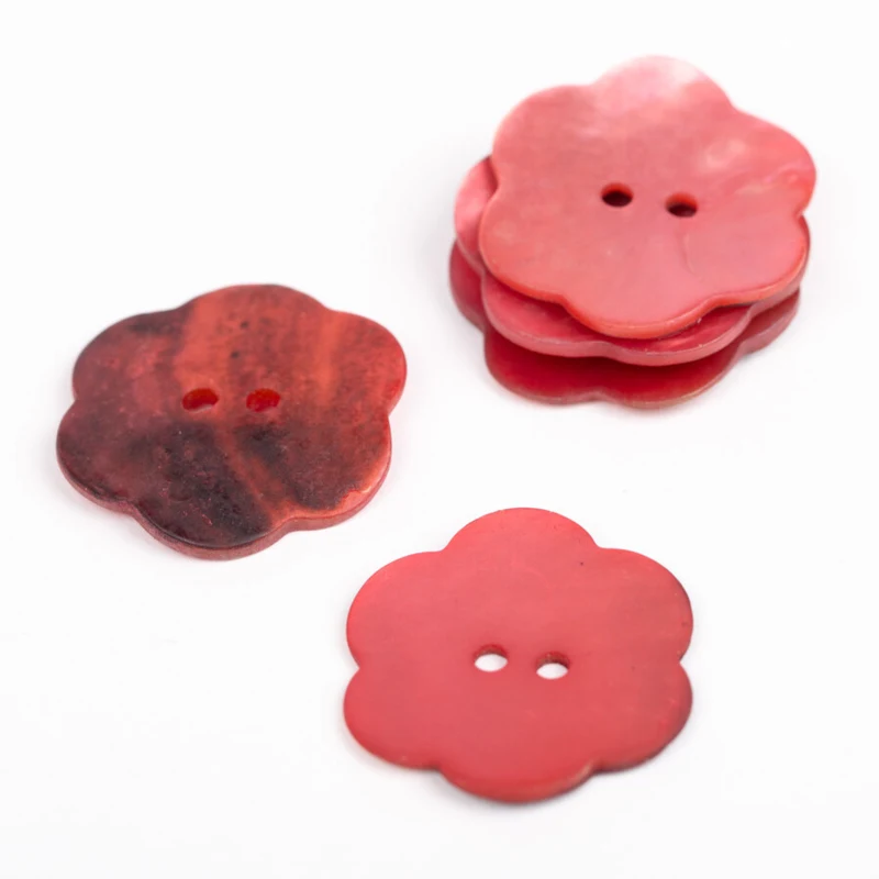 DROPS Fiore rosso 25 mm (n. 604)