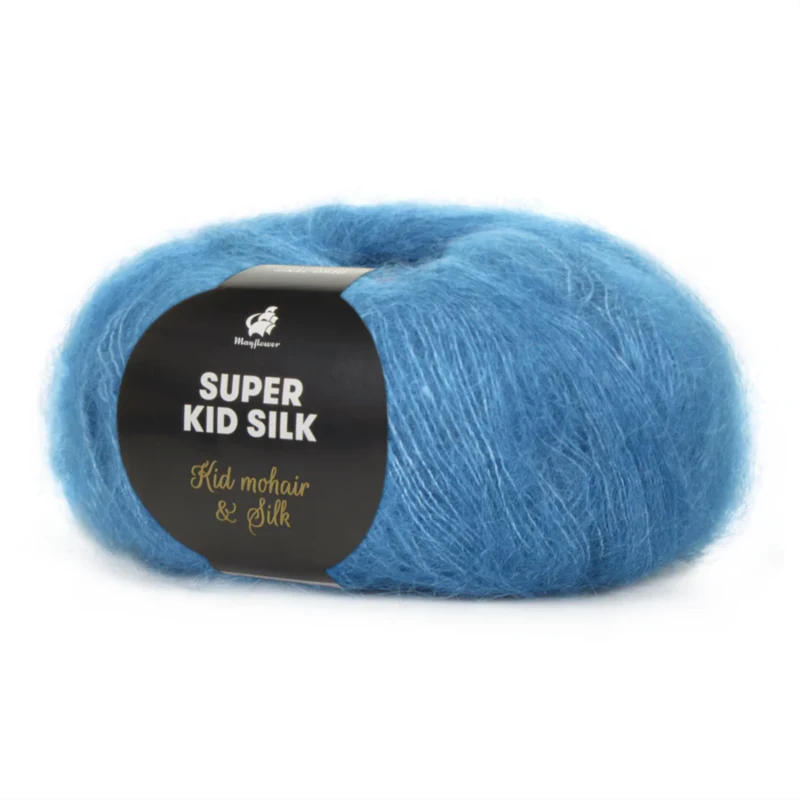 Mayflower Super Kid Silk 125 Blu colomba scuro