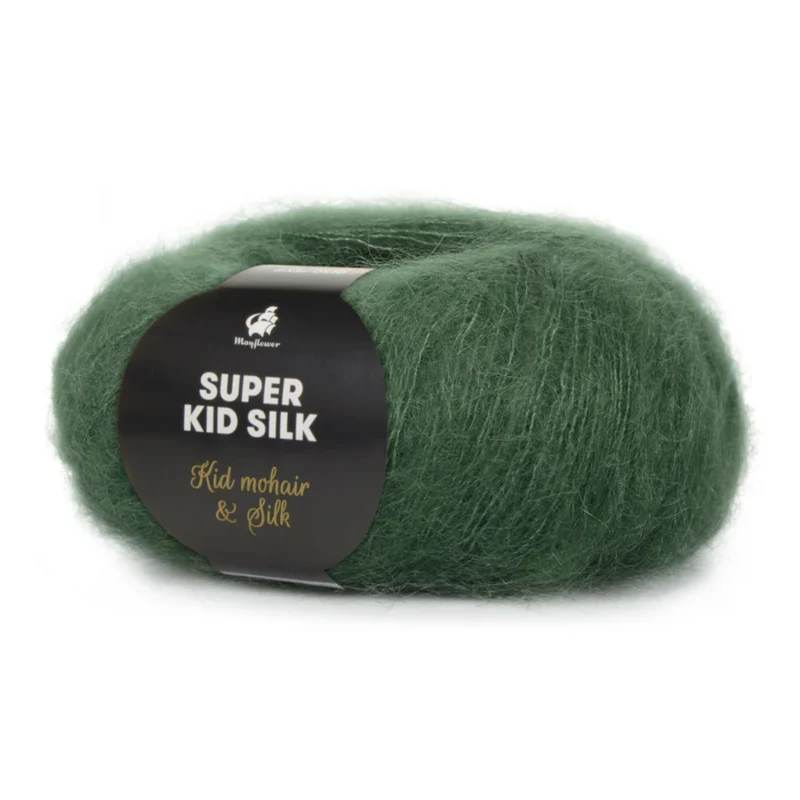 Mayflower Super Kid Silk 126 Oliva scuro