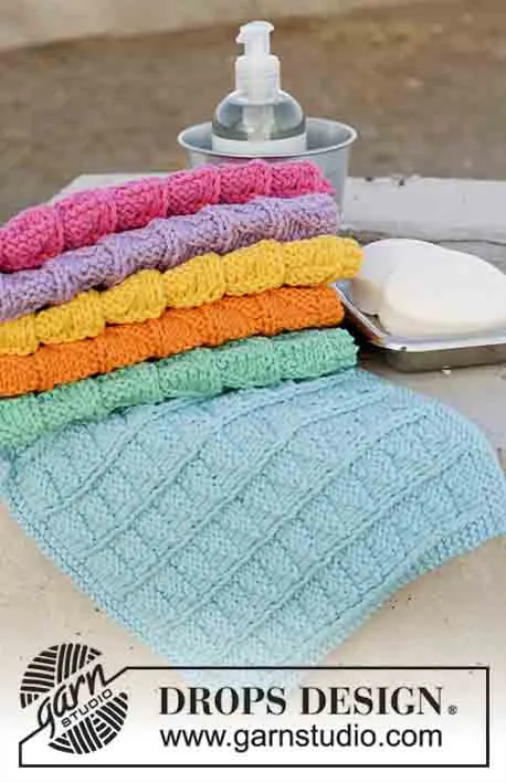 189-12 Waffle arcobaleno di DROPS Design