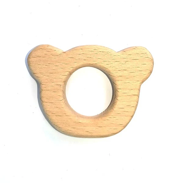 LindeHobby Anello in Legno, Figura (11 diversi) Orsacchiotto di peluche