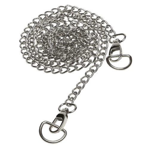 Go Handmade Tracolla per Borsa Catena in Metallo, 120 cm Argento