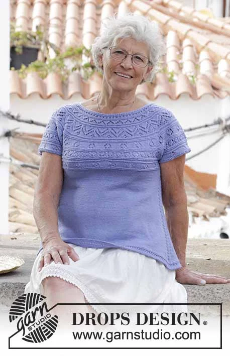 186-37 Taormina Top di DROPS Design