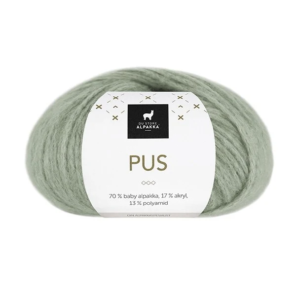 Du Store Alpakka Pus 4040 Verde giada polveroso